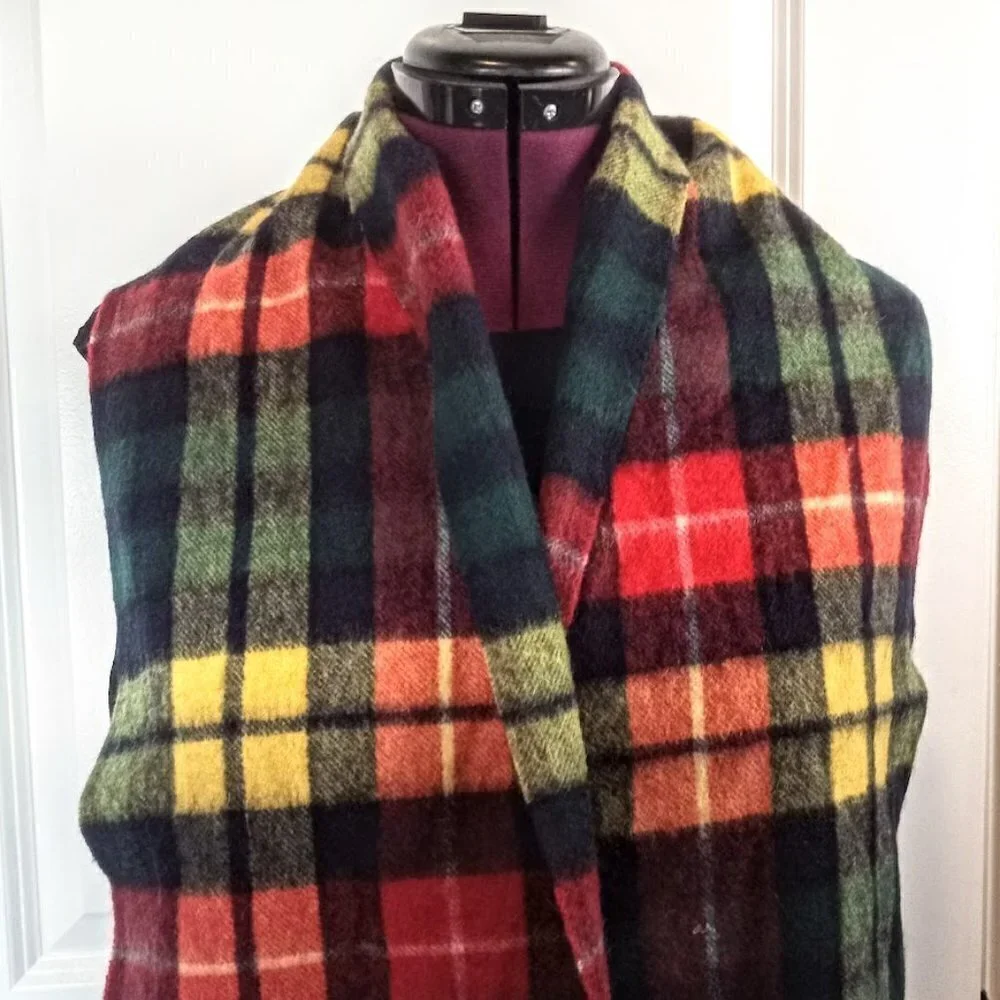 House of Scotland 100% Lambswool Fringed Scarf